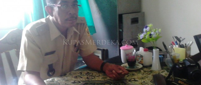 Santoso, Kades Sukaharja, Bogor, yang juga Ketua Paguyuban Linmas Kabupaten Bogor. (dok. KM)