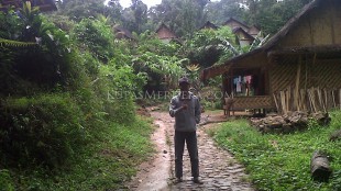 Suasana perkampungan suku Baduy. (dok. KM)