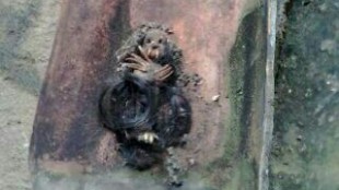 Sosok jenglot yang ditemukan di atap warga Cibinong, Kamis 18/2 (dok. KM)