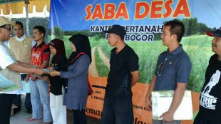 Kegiatan Saba Desa oleh BPN Bogor, Ciomas 23/2 (dok. KM)