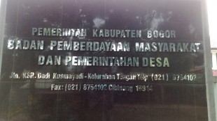 BPMPD Kabupaten Bogor (stock)