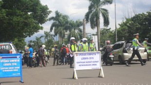 Operasi Simpatik Lodaya 2016 di bilangan Jalan Tegar Beriman, Cibinong (dok. KM)