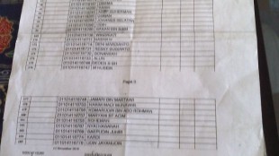 Bukti pengiriman dokumen melalui Pos dari pihak finance Adira (dok. KM)