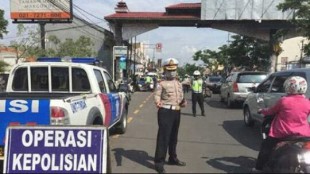 Operasi Patuh 2016 di bilangan Jalan Margonda, Depok (dok. KM)