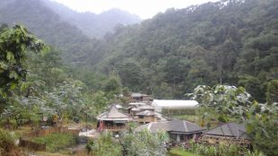 Taman wisata Cipanas Karang Endah, Desa Ciasmara Kecamatan Pamijahan Kabupaten Bogor (dok. KM)