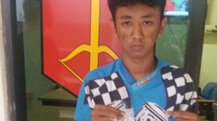 Andre (18), pelajar SMA bandar sabu yang diciduk Polsek Parung pada Kamis malam 30/6 lalu (dok. KM)