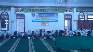 Halal Bihalal PGRI Kecamatan Cimanggis di Masjid Al Muhajirin Perumahan Lembah Hijau, Cimanggis 5/8 (dok. KM)