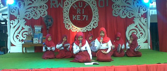 Perayaan HUT RI di Cimanglid, Kec. Tamansari, Bogor Sabtu 27/8 (dok. KM)