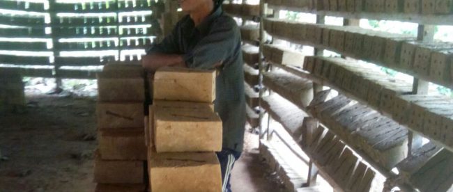 Pengusaha bata bolong di kecamatan Natar, Lampung Selatan, Kidi. (dok. KM)