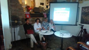 Diskusi bertajuk "Membongkar Alur Uang Narkoba" di Jakarta, 14/8 (dok. KM)