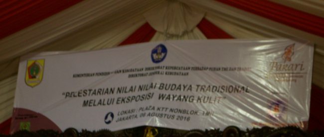 Halal Bihalal PAKARI sekaligus eksposisi wayang kulit di TMII, 6/8 (dok. KM)