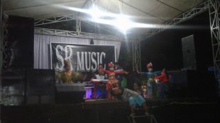Anak-anak memeriahkan festival musik di Kp. Pondok Udik, Ds Kemang (dok. KM)
