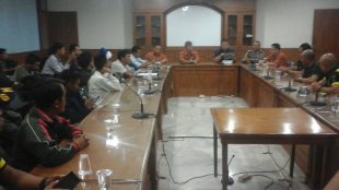 Perwakilan AMPB saat diterima oleh perwakilan dari bupati Bogor di Kantor Bupat, Kamis 8/9. (dok. Dian/KM)