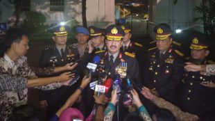 Budi Gunawan memberi keterangan kepada pers usai dilantik jadi Kepala BIN (dok. Kompas.com)