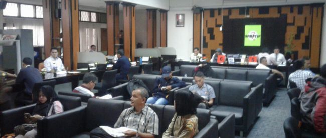 Tampak antusias masyarakat mengikuti program 
