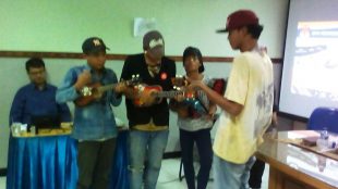Anak-anak KPJ KPJ menghibur sosialisasi Pilkada DKI Jakarta (dok. Jack/KM)