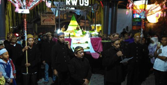 Salah satu rangkaian acara pada peringatan hari jadi desa Pesanggrahan, Batu, Jawa Timur (dok. KM)