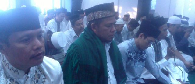 Pelaksanaan shalat Idul Adha di Masjid Hidayatulloh, Pasar Kecapi, Jatiwarna Bekasi (dok. Mugi/KM)