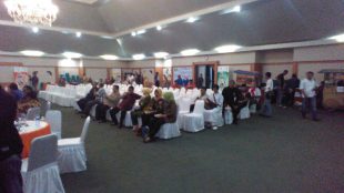 Suasana saat acara "Welcome Dinner" bagi atlit peserta PON XIX di Setda Kab. Bogor, Cibinong 16/9 (dok. Tengku/KM)
