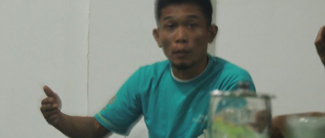 Korlap dan aktivis ormas AMPB, Ali Taufan (dok. Dian/KM)