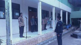 Pembukaan LDK di SMPN 16 Tapos, Depok (dok. Mugi/KM)