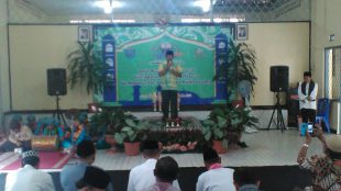 Lurah Tugu, Cimanggis Depok, Saiful Hidayat, pada acara MTQ tingkat kelurahan Tugu, Depok 15/10 (dok. KM)