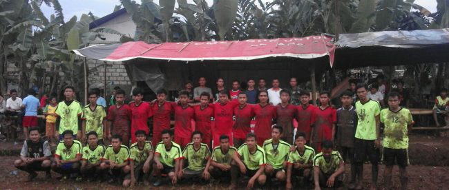 Tim peserte turnamen sepakbola Agency Cup di desa Tamansari, Kecamatan Tamansari (dok. KM)