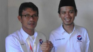 Balon Bupati Bogor dari Partai Perindo, Ade Wardhana (kanan). Dok. KM