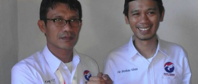Balon Bupati Bogor dari Partai Perindo, Ade Wardhana (kanan). Dok. KM