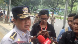 Paparan sementara Kadishub DKI Jakarta tentang situasi kendaraan menjelang aksi demo besar siang ini (dok. KM)