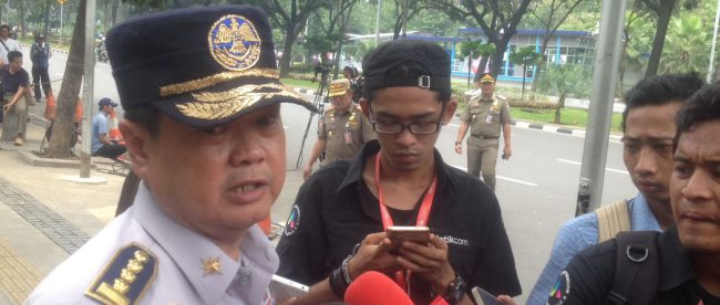 Paparan sementara Kadishub DKI Jakarta tentang situasi kendaraan menjelang aksi demo besar siang ini (dok. KM)