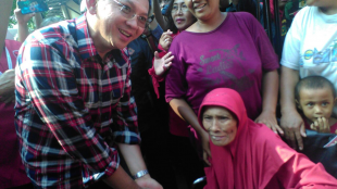 Kampanye calon gubernur DKI Jakarta Basuki Tjahaja Purnama di Kelurahan Pondk Kopi, Jakarta Timur Kamis 17/11 (dok. KM)