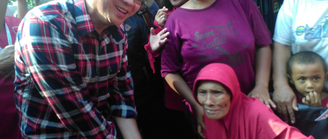 Kampanye calon gubernur DKI Jakarta Basuki Tjahaja Purnama di Kelurahan Pondk Kopi, Jakarta Timur Kamis 17/11 (dok. KM)