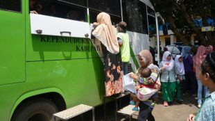 Kendaraan Disdukcapil Kab. Bogor (dok. Irfan/KM)