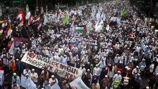 Demo anti Ahok (dok. Poskotanews)