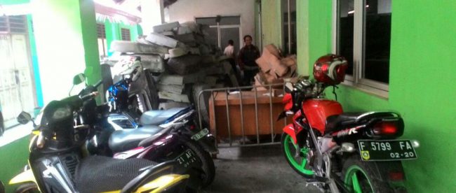 Kondisi kantor UPTD Penerangan Jalan Umum Bogor Barat (dok. dian/KM)