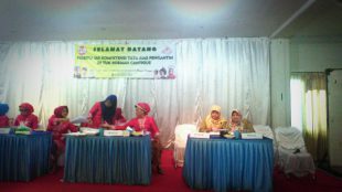 Uji Kompetensi Tata Rias Pengantin yang diadakan oleh TUK Rumah Cantigue, Depok (dok. Rully/KM)