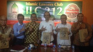 Sejumlah pengacara yang tergabung dalam "Islamic Lawyers Club" (ILC) 212 di Jakarta, 22/12 (dok. KM)