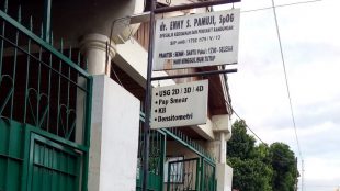 Praktek dokter di SUkabumi (dok. Dedi/KM)