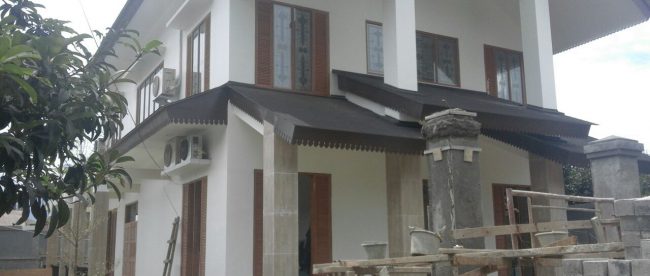 Rumah singgah Gubernur Jawa Barat di pusat Kota Bogor yang hampir rampung pembangunannya (dok. Jamil/KM)