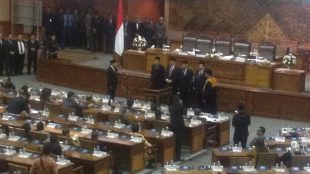 Pelantikan Setya Novanto sebagai Ketua DPR-RI Periode 2016-2019 (dok. KM)