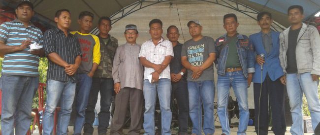 Ketua Panitia acara Hari Jadi ke-3 Paguyuban BCN bersama sejumlah anggota ormas BBRP (dok. KM)