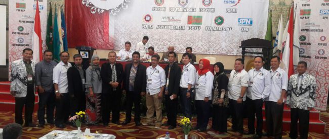 Jajaran kepengurusan KSPI 2017-2022 (dok. KM)