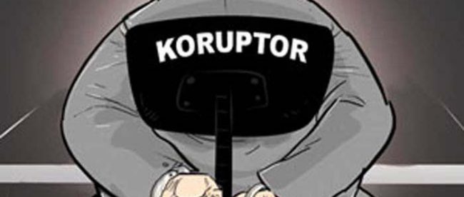 Ilustrasi penangkapan terhadap pelaku korupsi