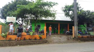 Pembangunan posyandu baru di Desa Cimanggis, Bojonggede 12/2 (dok. KM)