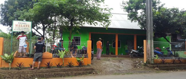 Pembangunan posyandu baru di Desa Cimanggis, Bojonggede 12/2 (dok. KM)