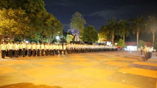Apel Kepolisian di Mapolres Bogor semalam 30/3 untuk pengamanan aksi 313 (dok. KM)