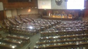 Sidang Paripurna DPR-RI yang membahas Hak Angket, Jumat 28/4 (dok. KM)
