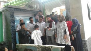 Meski sederhana, bakti sosial santunan yatim yang diprakarsai Mitsubishi Grandis Community Brotherhood Spirit berjalan khidmat (dok. KM)