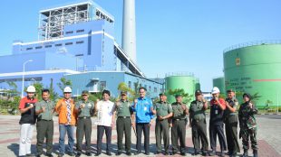 Danrem 071/Wk Bersama General Manager ObVit pertamina UP lV Cilacap, PLTU Bunton dan PLTU P2 Karangkandi, Cilacap